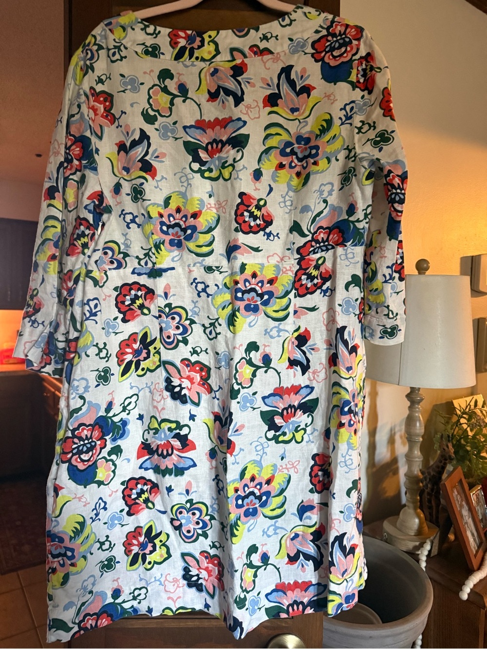 Boden 100% linen dress size 12 - Picture 3 of 5